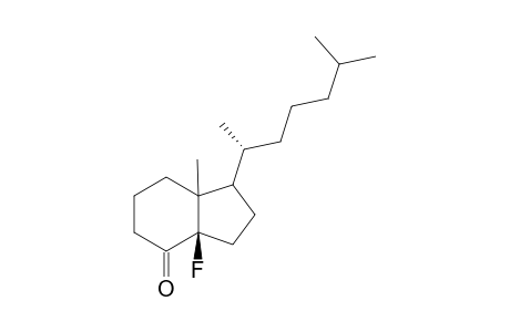 14.beta.-Fluoro-8-oxo-des-A,B-cholestane