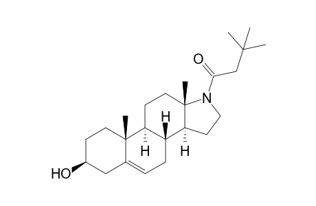 1-((3S,8R,9S,10R,13S,14S)-3-Hydroxy-10,13-dimethyl-1,2,3,4,7,8,9,10,11,12,13,14,15,16-tetradecahydro-17-aza-cyclopenta[a]phenanthren-17-yl)-3,3-dimethyl-butan-1-one