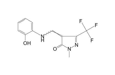 4-[(o-HYDROXYANILINO)METHYLENE]-1-METHYL-3-(TRIFLUOROMETHYL)-2-PYRAZOLIN-5-ONE