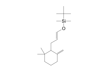 t-Butyl-[3-(2,2-dimethyl-6-methylenecyclohexyl)propenyloxy]dimethylsilane