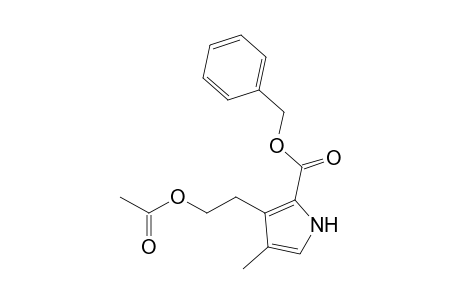 Benzyl 3-[(acetyloxy)ethyl]-4-methylpyrrole-2-carboxylate