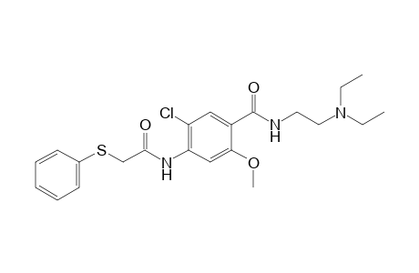 6'-chloro-4'-{[2-(diethylamino)ethyl]carbamoyl]-2-(phenylthio)-m-acetanisidide