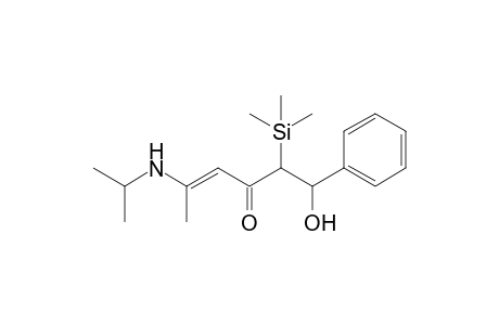 1-Hydroxy-5-(N-isopropylamino)-1-phenyl-2-(trimethylsilyl)hex-4-en-3-one