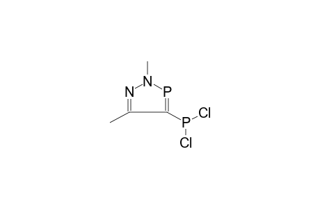 4-DICHLOROPHOSPHINO-2,5-DIMETHYL-2H-1,2,3-SIGMA(2)-DIAZAPHOSPHOLE