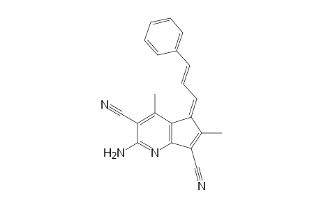 (5Z)-2-amino-4,6-dimethyl-5-[(E)-3-phenylprop-2-enylidene]-1-pyrindine-3,7-dicarbonitrile