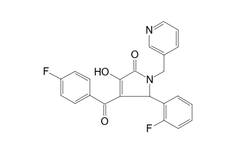 4-(4-Fluoro-benzoyl)-5-(2-fluoro-phenyl)-3-hydroxy-1-pyridin-3-ylmethyl-1,5-dihydro-pyrrol-2-one