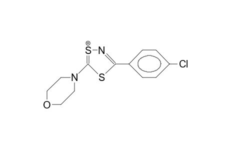 3-(4-Chloro-phenyl)-5-morpholino-1,4,2-dithiazol #2121