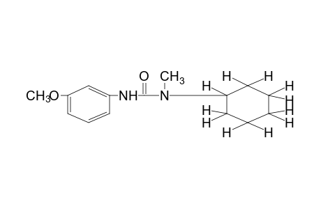1-cyclohexyl-3-(m-methoxyphenyl)-1-methylurea