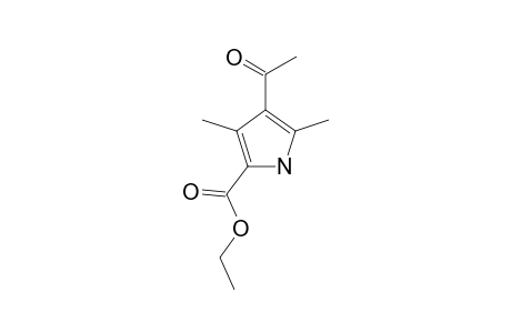 4-acetyl-3,5-dimethylpyrrole-2-carboxylic acid, ethyl ester