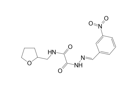 2-[(2E)-2-(3-Nitrobenzylidene)hydrazino]-2-oxo-N-(tetrahydro-2-furanylmethyl)acetamide