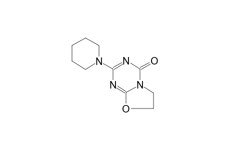 2-(1-Piperidinyl)-6,7-dihydro-4H-[1,3]oxazolo[3,2-a][1,3,5]triazin-4-one