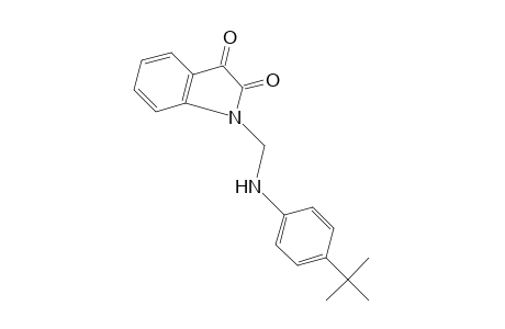 1-[(p-tert-butylanilino)methyl]indole-2,3-dione