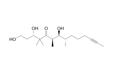 (3S,6R,7S,8S)-1,3,7-trihydroxy-4,4,6,8-tetramethyl-12-tetradecyn-5-one