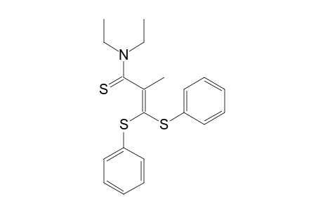 3,3-bis(phenylthio)-N,N-diethyl-2-methylthioacrylamide