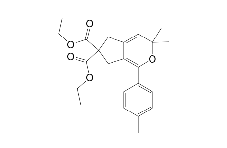 Diethyl 3,3-dimethyl-1-(p-tolyl)-3,5-dihydrocyclopenta[c]pyran-6,6(7H)-dicarboxylate