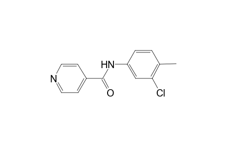 N-(3-chloro-4-methylphenyl)isonicotinamide