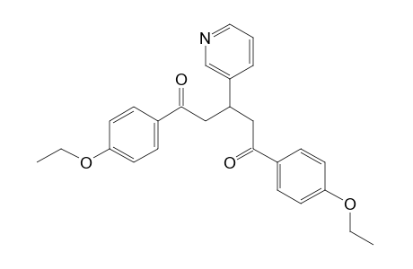 1,5-bis(p-ethoxyphenyl)-3-(3-pyridyl)-1,5-pentanedione