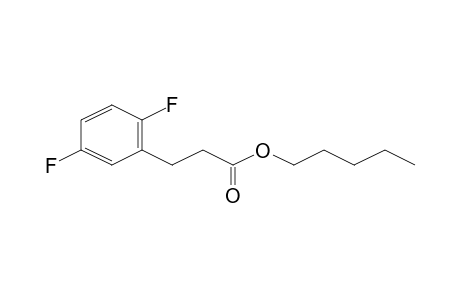 Propanoic acid, 3-(2,5-difluorophenyl)-, pentyl ester