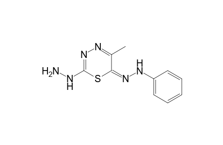 [6-(Phenylhydrazo)-5-methyl-6H-1,3,4-thiadiazino-2-yl]hydrazine