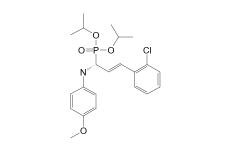 Diisopropyl-3-(2-chlorophenyl)-1-[N-(4-methoxyphenyl)-amino]-2-propenylphosphonate