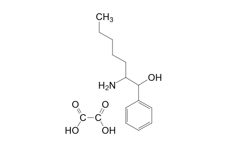 2-Amino-1-phenyl-1-heptanol, oxalate (1:1) (salt)