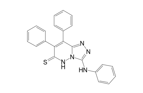 7,8-Diphenyl-3-phenylamino-1,2,4-triazolo[4,3-b]pyridazine-6-thione