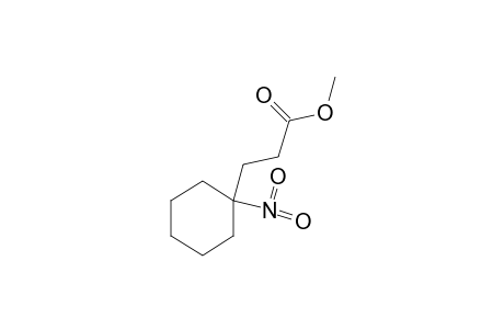 1-Nitro-cyclohexanepropionic acid, methyl ester