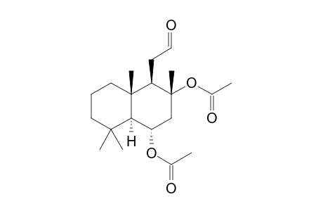 (+)-(1R,2R,4S,4as,8as)-4-acetyloxy-2,5,5.8A-tetramethyl-1-(2-oxoethyl)decahydro-2-naphthalenyl acetate