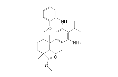 METHYL-12-(2-METHOXYPHENYL)-AMINO-14-AMINODEHYDROABIETATE