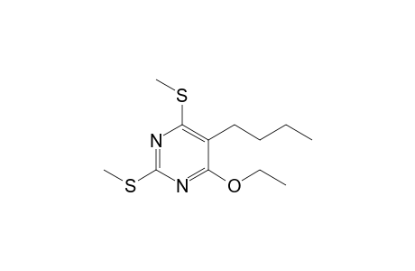 5-Butyl-4-ethoxy-2,6-bis(methylthio)pyrimidine