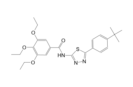 N-[5-(4-tert-butylphenyl)-1,3,4-thiadiazol-2-yl]-3,4,5-triethoxybenzamide