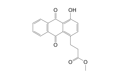 Methyl 3-(1'-hydroxyanthracene-9',10'-dion-4'-yl)propionate