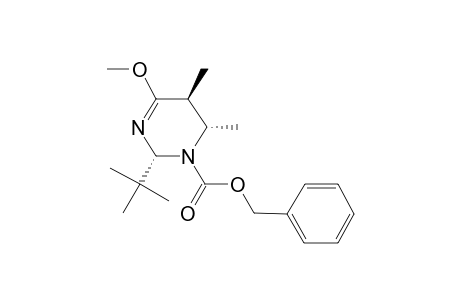 (2R,4S,5S)-2-tert-butyl-6-methoxy-4,5-dimethyl-4,5-dihydro-2H-pyrimidine-3-carboxylic acid (phenylmethyl) ester