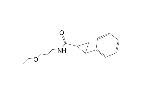 N-(3-Ethoxypropyl)-2-phenylcyclopropanecarboxamide