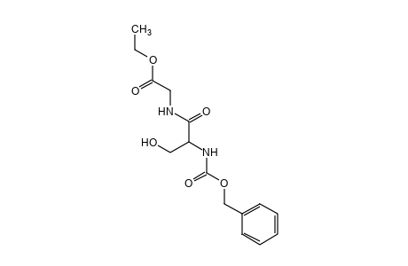 DL-N-(N-carboxyseryl)glycine, N-benzyl ethyl ester