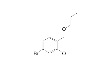 4-Bromo-2-methoxybenzyl alcohol, N-propyl ether