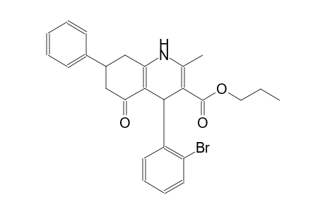 propyl 4-(2-bromophenyl)-2-methyl-5-oxo-7-phenyl-1,4,5,6,7,8-hexahydro-3-quinolinecarboxylate