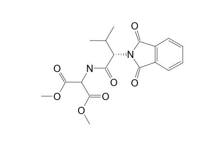 2-[[(2S)-2-(1,3-dioxo-2-isoindolyl)-3-methyl-1-oxobutyl]amino]propanedioic acid dimethyl ester