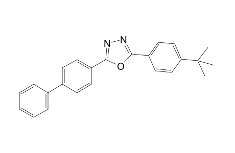 2-(4-Biphenylyl)-5-(4-tert-butylphenyl)-1,3,4-oxadiazole