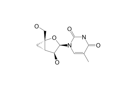 1-[(1S,3R,4S,5S)-4-HYDROXY-1-(HYDROXYMETHYL)-2-OXABICYCLO-[3.1.0]-HEX-3-YL]-5-METHYL-2,4(1H,3H)-PYRIMIDINEDIONE