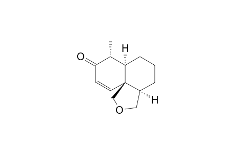 1H-Naphtho[1,8a-c]furan-8(3H)-one, 3a,4,5,6,6a,7-hexahydro-7-methyl-, (3a.alpha.,6a.alpha.,7.alpha.,10aS*)-(.+-.)-