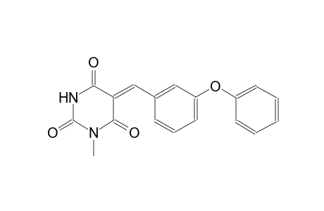 (5Z)-1-methyl-5-(3-phenoxybenzylidene)-2,4,6(1H,3H,5H)-pyrimidinetrione