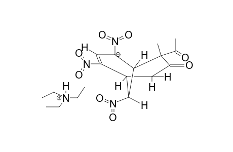 TRIETHYLAMMONIUM 6-METHYL-6-ACETYL-2,4,9-TRINITRO-7-OXOBICYCLO[3.3.1]NON-2-EN-4-OATE