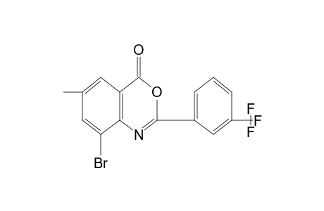 8-bromo-6-methyl-2-(alpha,alpha,alpha-trifluoro-m-tolyl)-4H-3,1-benzoxazin-4-one