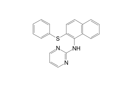 N-{2-(Phenylthio)naphthalen-1-yl}pyrimidin-2-amine