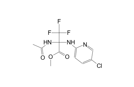 2-Acetylamino-2-(5-chloro-pyridin-2-ylamino)-3,3,3-trifluoro-propionic acid methyl ester