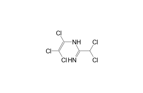 Ethanimidamide, 2,2-dichloro-N-(trichloroethenyl)-, monohydrochloride