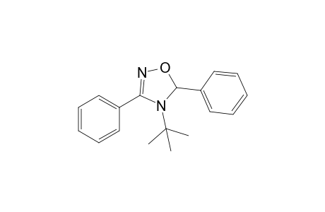 4-tert-Butyl-3,5-diphenyl-4,5-dihydro-1,2,4-oxadiazole