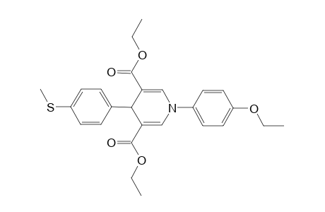1-(4-Ethoxyphenyl)-4-[4-(methylthio)phenyl]-4H-pyridine-3,5-dicarboxylic acid diethyl ester