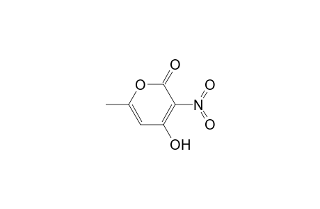 Sorbic acid, 3,5-dihydroxy-2-nitro-, .delta.-lactone